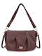 Women's Crossbody Shoulder Bag Burgundy