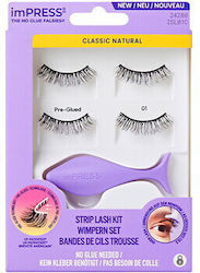 Impress No Glue Strip Lash 01 False Eyelashes