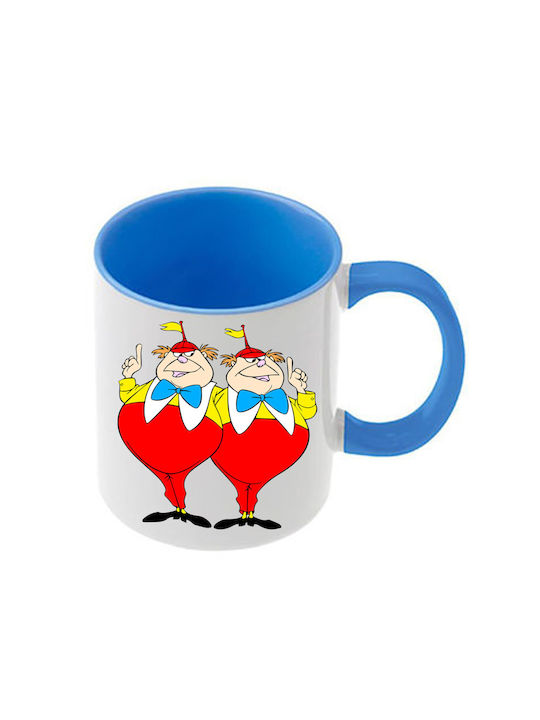 Alice Blaue Tasse Mit Griff Innen