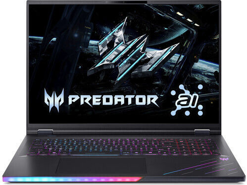 Acer Predator Helios 18 AI PH18-73 -90TR 18 Zoll IPS UHD 120Hz Ultra 9-275HX/64GB/4TB SSD/GeForce RTX 5090/W11 Home (US Tastatursprache)