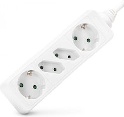 Jager Power Strip 3 Sockets with Switch and Cable 1.5m