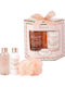 IDC Institute Scented Bath Bronze Bathing Rituals Skin Care Set for Body Cleaning 3 Pieces