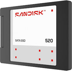 Sandisk 520 SSD 1TB Typ 2.5'' mit SATA III Verbindung SDSS51100TAB-000G0 Sandisk 520 SSD 1TB Typ 2.5'' mit SATA III Verbindung SDSS51100TAB-000G0