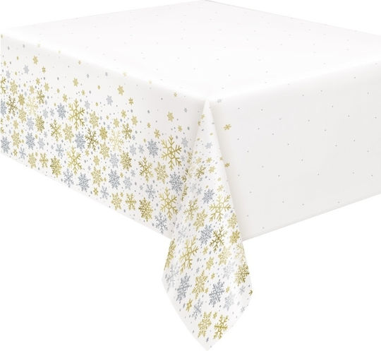 Unique Unique Party-Tischdecken Kunststoff 274x137cm Gold U77123