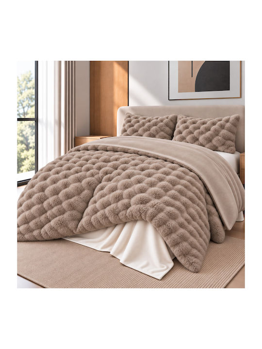 Saray Home Bettbezug Set Übergröße 220x240cm Mi...