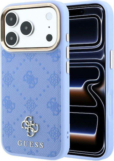 Guess Peony 4g Kleine Logo Magsafe Handyhülle Für iPhone 18 Pro Max 17 Pro Max Hellblau