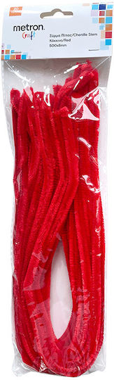 Metron Bastelbedarf Rohrdrähte Blister 20 Stück 50x0.8cm Rote