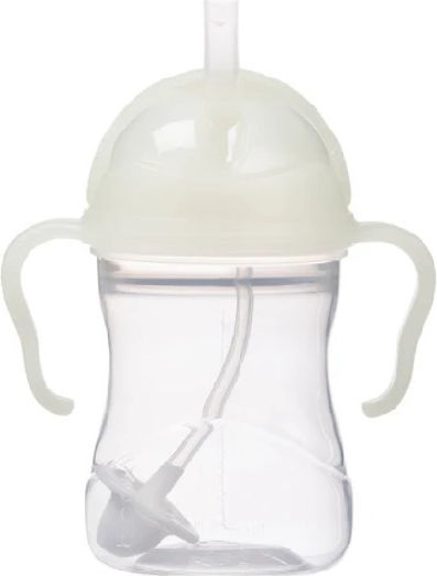 B.Box Baby Trinklernbecher Kunststoff mit Griffen Weiß für 6m+ 240ml