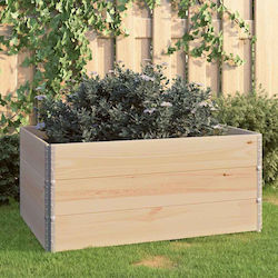 vidaXL Garden Fencing Supplies Wooden Flower Bed 3 Pieces 3055163 vidaXL Garden Fencing Supplies Wooden Flower Bed 3 Pieces 3055163