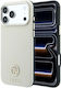 Guess Grained Round Strass Logo Magsafe Case Iphone 18 Pro Max 17 Pro Max Beige 3666339653910