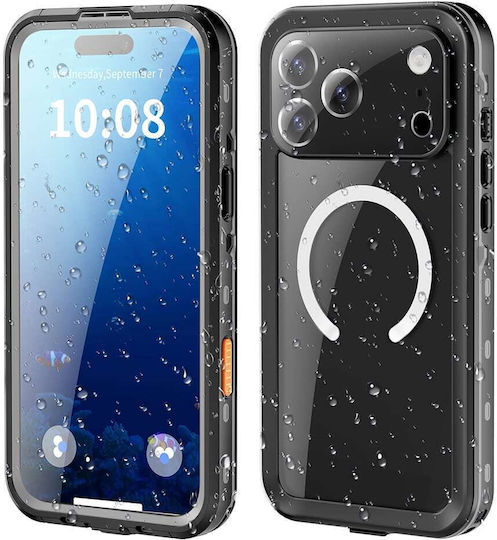 Shellbox Wasserdichte Ip68 Handyhülle Für iPhone 18 Pro / 17 Pro Schwarz