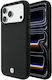 Bmw Kevlar Metal Logo Magsafe Θήκη Apple Iphone 18 Pro 17 Μαύρο