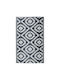 Arti Casa Modern Bedroom Rug Set Black and White 3 Pieces