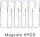 Silikon Handyhülle Mobicase iPhone 16e Transparent Magsafe 5 Stück