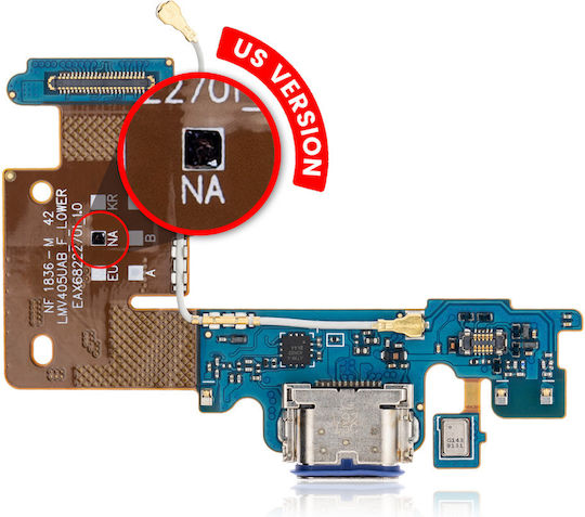 Charging Port Flex Cable Lg V40 Thinq Us Version