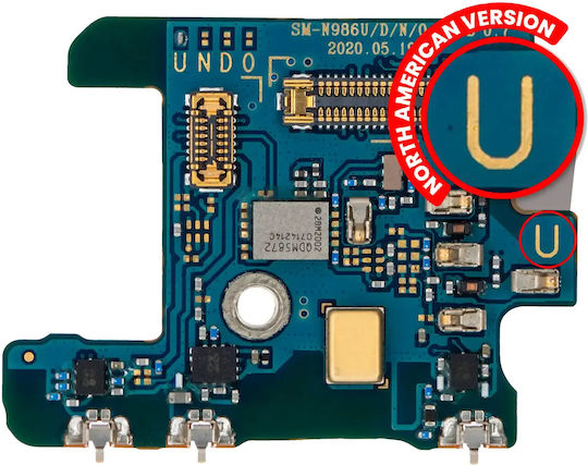 Mikrofon Pcb Board Samsung Galaxy Note 20 Ultra 5G US Version