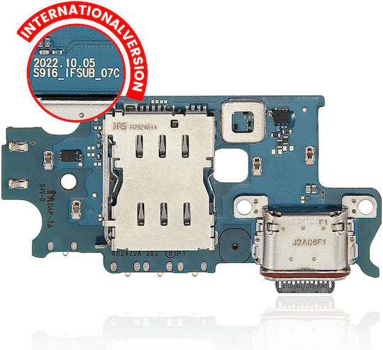 Charging Port Board Sim Card Reader Samsung Galaxy S23 Plus 5g S916b International Version Premium