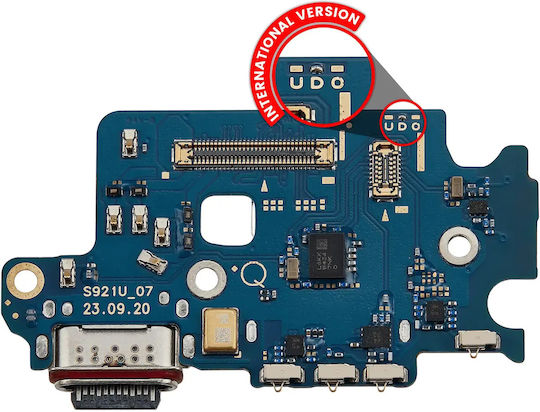 Charging Port Board Sim Card Reader Samsung Galaxy S24 5g S921d International Version Premium