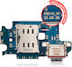 Charging Port Board Sim Card Reader Samsung Galaxy S24 5G S921U US Version Premium
