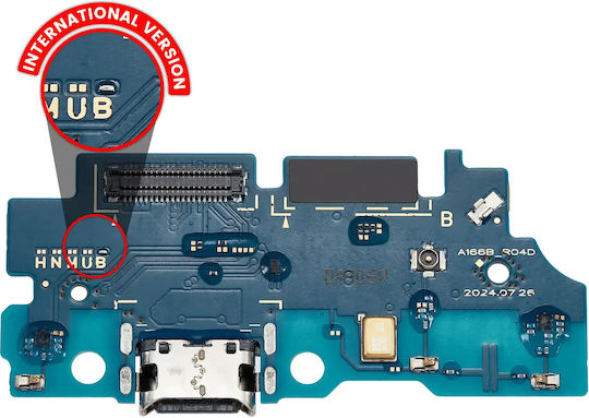 Charging Port Board Samsung Galaxy A16 5g A166b 2024 International Version Premium