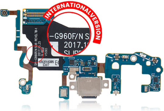 Charging Port Flex Cable Samsung Galaxy S9 G960f International Version