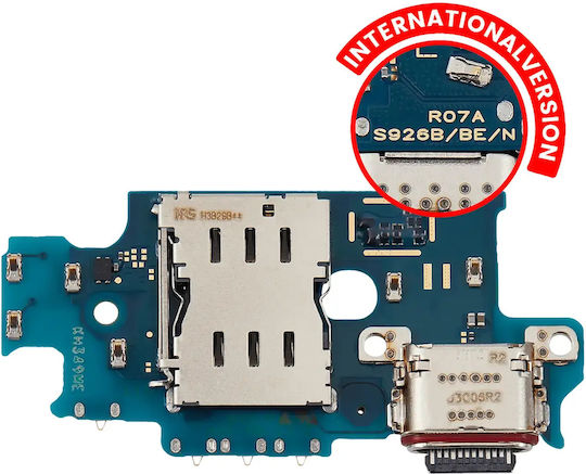 Charging Port Board Sim Card Reader Samsung Galaxy S24 Plus 5g S926b International Version Premium