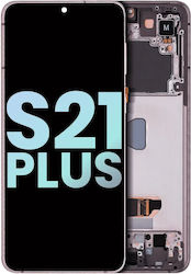 OLED Асембли Рамка Samsung Galaxy S21 Plus 5G Service Pack Phantom Violet Pink Gold