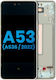 Lcd Assembly Frame Samsung Galaxy A53 5g A536 2022 Without Finger Print Sensor Aftermarket Incell White