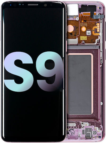 Oled Asamblare cu ramă Samsung Galaxy S9 Service Pack Violet Liliac