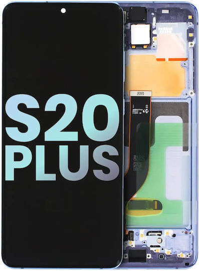 Oled Assembly Frame Samsung Galaxy S20 Plus 5g Service Pack Purple