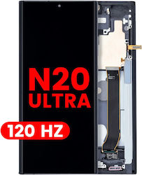 OLED Асембли Рамка Samsung Galaxy Note 20 Ultra 5g Aftermarket Pro 120hz Mystic Black