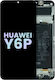 Lcd Assembly Frame Huawei Y6p 2020 Service Pack Midnight Black