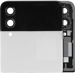 Outer Oled Assembly Samsung Galaxy Z Flip 4 5g Service Pack White