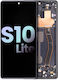 Oled Assembly Frame Samsung Galaxy S10 Lite Service Pack Prism Black