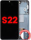 Oled Assembly Frame Samsung Galaxy S22 5g Us & International Aftermarket Plus Green