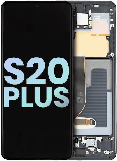 Oled Assembly Frame Samsung Galaxy S20 Plus 5g Service Pack Cosmic Black