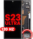 Oled Asamblare cu ramă Samsung Galaxy S23 Ultra US și Internațional Aftermarket Pro 120hz Verde