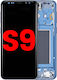 OLED ansamblu cu ramă Samsung Galaxy S9 aftermarket Plus albastru coral