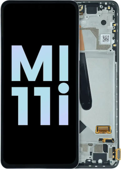 Oled Assembly Frame Xiaomi Mi 11i Service Pack Frosty White