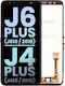 LCD модул без рамка Samsung Galaxy J6 Plus J610 2018 J4 Plus J415 2018 Service Pack Черен