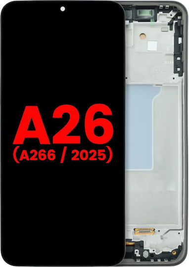 Oled Assembly Frame Samsung Galaxy A26 5g A266 2025 Aftermarket Plus Black