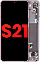 Oled Montage Rahmen Samsung Galaxy S21 5G Aftermarket Plus Phantom Lila