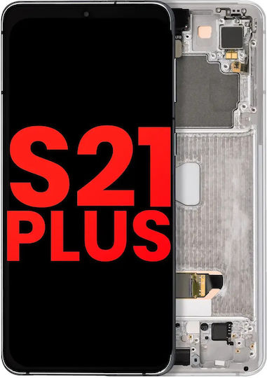 Oled Assembly Frame Samsung Galaxy S21 Plus 5g Aftermarket Plus Phantom Silver