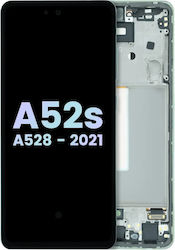 Asamblare OLED cu ramă Samsung Galaxy A52s 5G A528 2021 Service Pack Mint Fantastic Asamblare OLED cu ramă Samsung Galaxy A52s 5G A528 2021 Service Pack Mint Fantastic