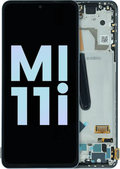 Oled Assembly Frame Xiaomi Mi 11i 5g Service Pack Blue