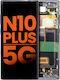 OLED Montage mit Rahmen Samsung Galaxy Note 10 Plus / 5G Aura Schwarz