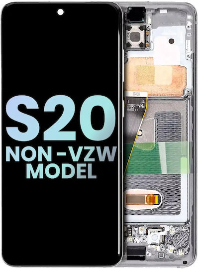 OLED комплект рамка Samsung Galaxy S20 5g Non-verizon 5g Uw Frame Service Pack Космически сив