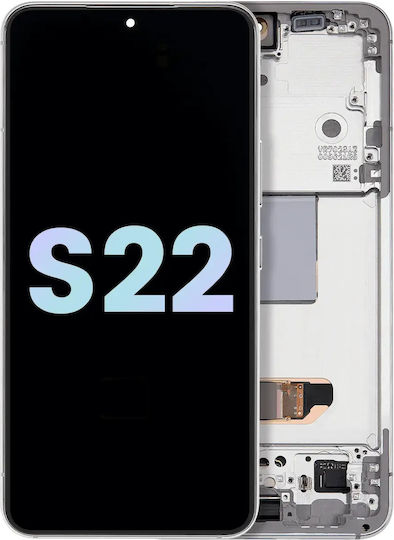 Oled Assembly Frame Samsung Galaxy S22 5g Service Pack White