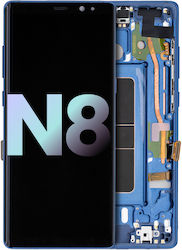 Oled Assembly Frame Samsung Galaxy Note 8 Service Pack Blue