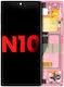 Oled Assembly Frame Samsung Galaxy Note 10 Aftermarket Plus Aura Pink